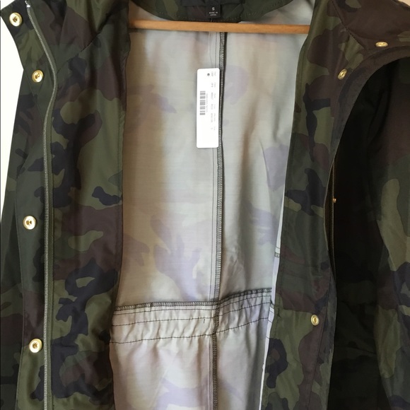 J. Crew perfect raincoat in Camo - Picture 6 of 7